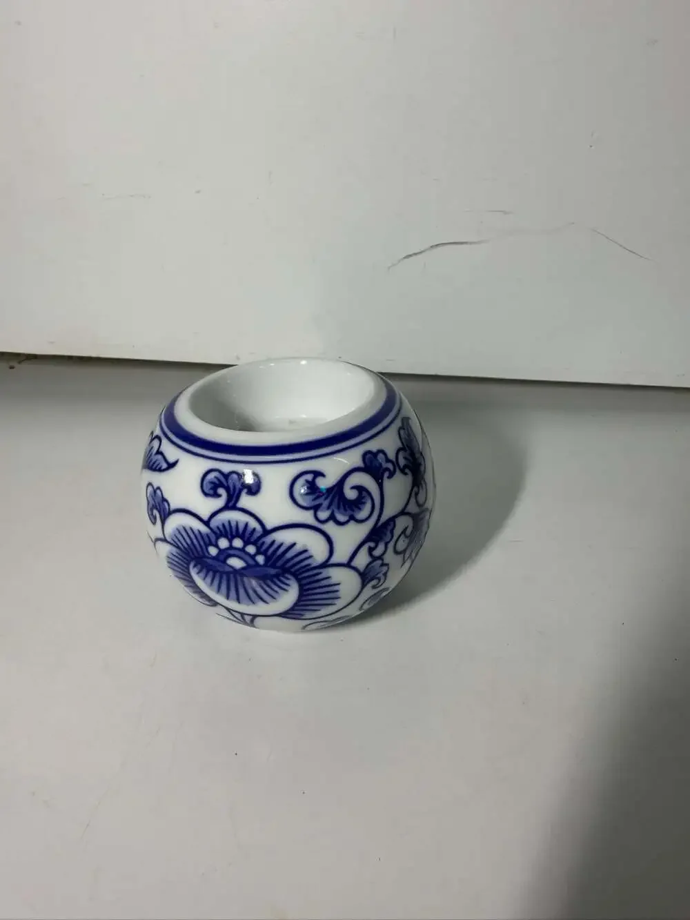 Bombay Blue & White Chinoiserie Ceramic Votive Tea Light Candle Holder 3 Types